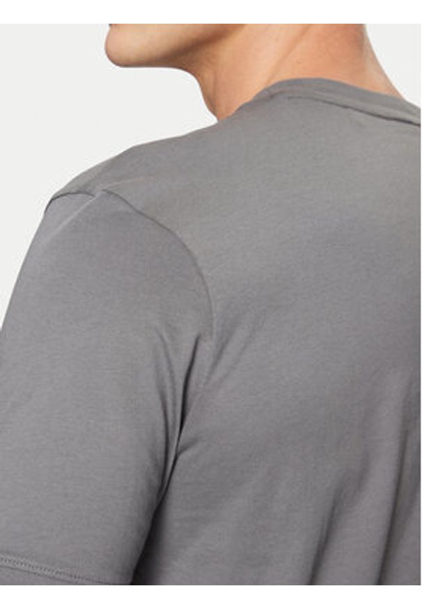 Hugo - HUGO T-Shirt Diragolino212 50447978 Szary Regular Fit. Kolor: szary. Materiał: bawełna