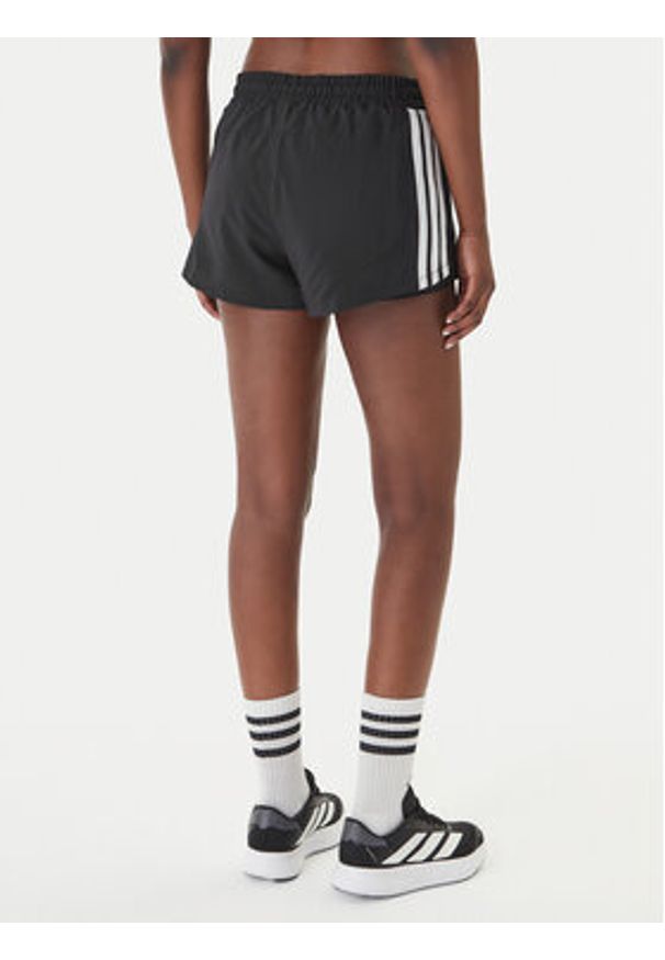 Adidas - adidas Szorty sportowe Pacer Workout Woven 2in1 KD9742 Czarny Regular Fit. Kolor: czarny. Materiał: syntetyk