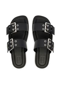 Tommy Jeans Klapki Tjw Buckle Straps Sandal EN0EN02966 Czarny. Kolor: czarny. Materiał: skóra #5