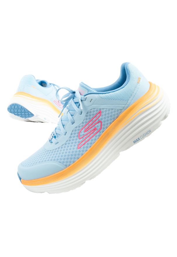 skechers - Buty sportowe damskie Skechers Max Cushioning. Kolor: niebieski. Model: Skechers Sport. Sport: bieganie