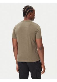 Aeronautica Militare T-Shirt 252TS2472UJ00708 Khaki Regular Fit. Kolor: brązowy. Materiał: bawełna