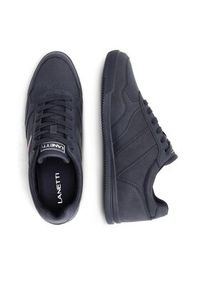 Lanetti Sneakersy MP07-11728-03 Granatowy. Kolor: niebieski. Materiał: skóra #7
