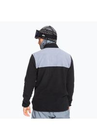 Bluza snowboardowa męska Quiksilver Aker Full Zip Fleece. Kolor: czarny. Materiał: polar. Sport: snowboard