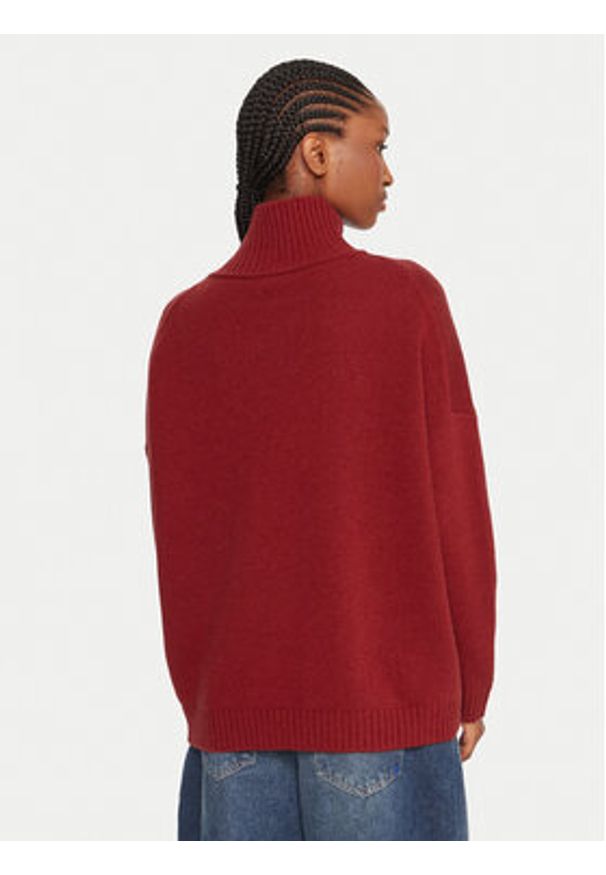 Weekend Max Mara Golf Borgia 2525366112 Czerwony Regular Fit. Typ kołnierza: golf. Kolor: czerwony. Materiał: wełna