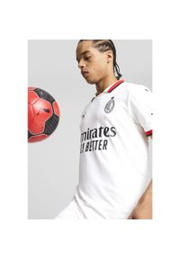 Puma - Męska koszulka wyjazdowa AC Milan 24/25 PUMA White. Kolor: biały