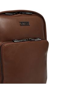 Guess Plecak 175891 Brązowy. Kolor: brązowy. Materiał: skóra