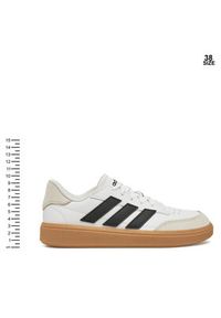 Adidas - adidas Sneakersy Courtblock JH8563 Biały. Kolor: biały. Materiał: skóra #8