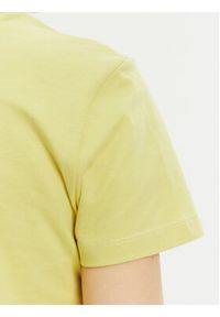 Calvin Klein Jeans T-Shirt Monologo J20J223113 Żółty Slim Fit. Kolor: żółty. Materiał: bawełna