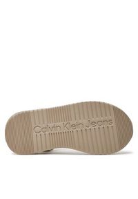 Calvin Klein Jeans Sandały Sandal Velcro Webbing Dc YW0YW01353 Beżowy. Kolor: beżowy #5