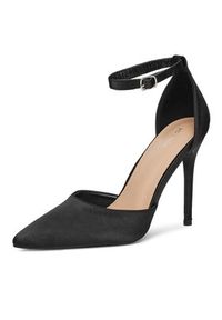 DeeZee Szpilki AL9631-6 Czarny. Kolor: czarny. Materiał: skóra. Obcas: na szpilce