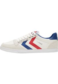 Sneakersy Hummel Slimmer stadil. Kolor: biały, niebieski, wielokolorowy. Sport: turystyka piesza #1