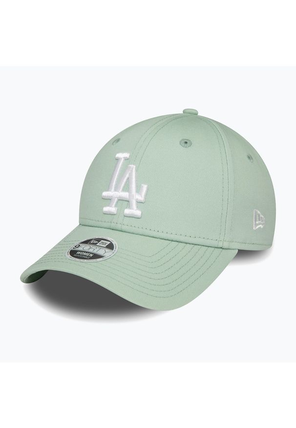 Czapka z daszkiem damska New Era League Essential 9Forty Los Angeles Dodgers. Kolor: zielony