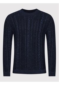 Jack&Jones PREMIUM Sweter Albert 12192509 Granatowy Regular Fit. Kolor: niebieski. Materiał: bawełna #3