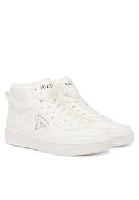 Guess Sneakersy FMFICE ELE12 Biały. Kolor: biały. Materiał: skóra