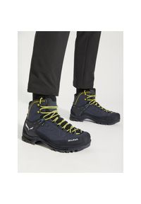 Trekkingi Salewa. Kolor: niebieski. Technologia: Gore-Tex. Sport: turystyka piesza #1