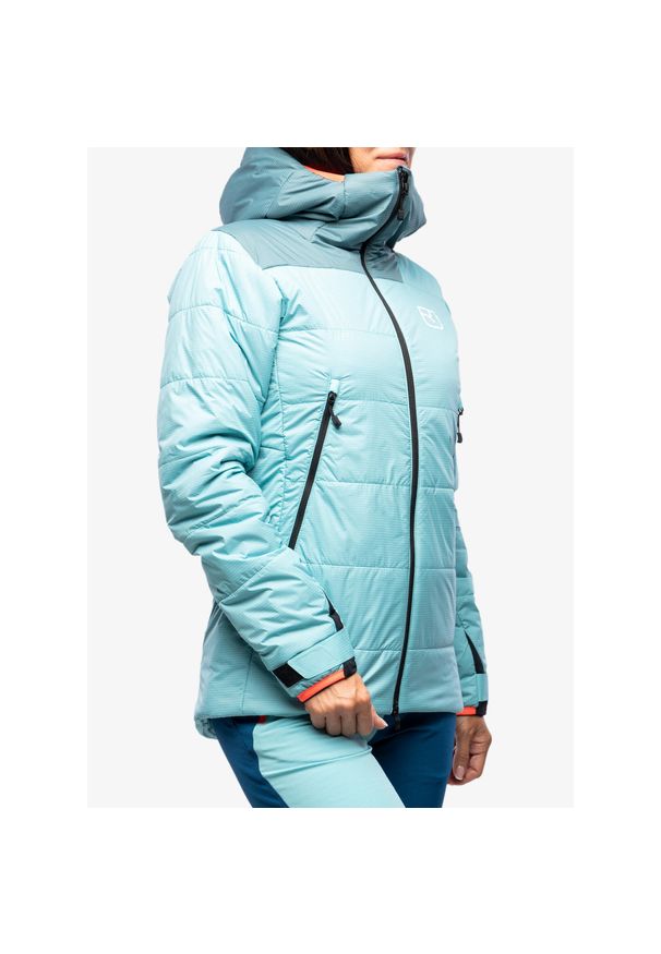 ORTOVOX - Kurtka narciarska damska Ortovox Swisswool Zinal Jacket. Kolor: zielony. Sport: narciarstwo