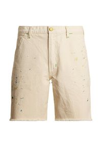 Polo Ralph Lauren Szorty materiałowe 710963172001 Biały Relaxed Fit. Kolor: biały. Materiał: bawełna