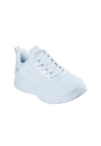 skechers - Buty sportowe sneakersy damskie Skechers Bobs niebieskie. Kolor: niebieski