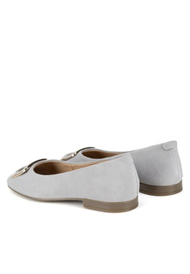 Lasocki Baleriny RST-ROMI-44 Szary. Kolor: szary. Materiał: zamsz, skóra