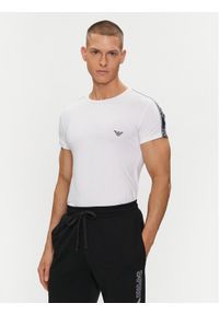 Emporio Armani Underwear T-Shirt 111035 4R523 00010 Biały Slim Fit. Kolor: biały. Materiał: bawełna