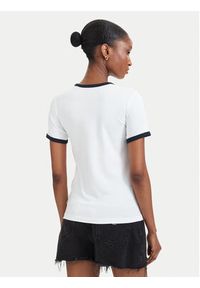 Guess Jeans T-Shirt W6YI16 K3995 Biały Slim Fit. Kolor: biały. Materiał: bawełna #2