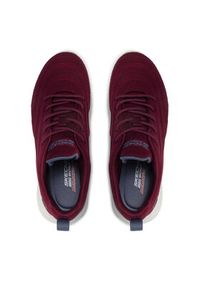 skechers - Skechers Sneakersy Whip Splash 117187/BURG Bordowy. Kolor: czerwony. Materiał: materiał #5