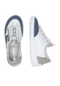 Rieker Półbuty 55064-80 Niebieski. Kolor: niebieski. Materiał: skóra #2