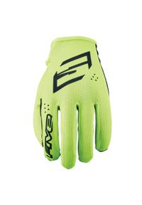 FIVE GLOVES - Rękawiczki XR-RIDE - FLUO-ŻÓŁTE - M/9. Kolor: żółty. Materiał: skóra. Sport: kolarstwo #1