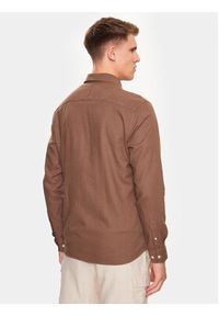 !SOLID - Solid Koszula 21107646 Brązowy Regular Fit. Kolor: brązowy #3