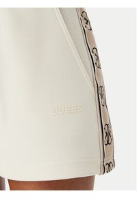 Guess Szorty sportowe Britney V3GD13 KB3P2 Écru Loose Fit. Kolor: kremowy. Materiał: syntetyk #4