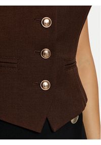 Guess Kamizelka W5RH85 WGX02 Brązowy Regular Fit. Kolor: brązowy. Materiał: syntetyk