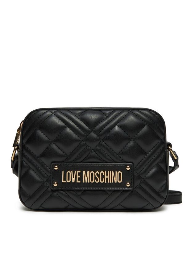 Love Moschino - LOVE MOSCHINO Torebka JC4150PP1MLA0000 Czarny. Kolor: czarny. Materiał: skórzane