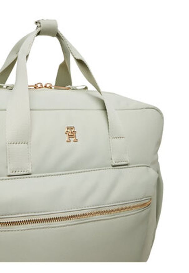 TOMMY HILFIGER - Tommy Hilfiger Torba Th Essential Changing Bag AU0AU01997 Zielony. Kolor: zielony. Materiał: materiał