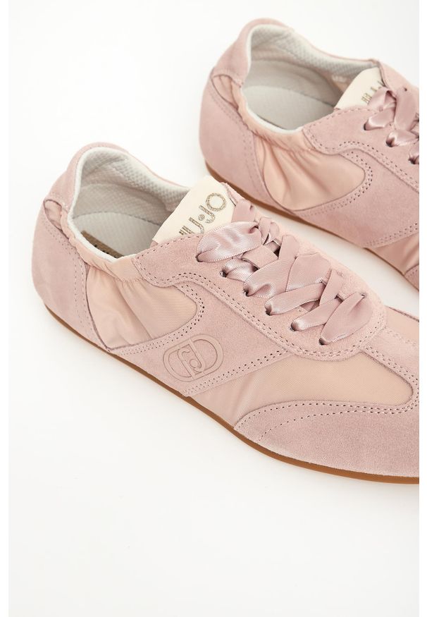 Liu Jo - Sneakersy damskie zamszowe LIU JO. Materiał: zamsz