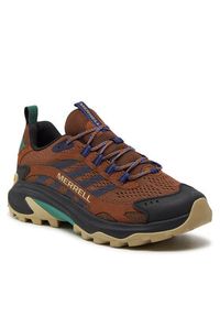 Merrell Sneakersy Moab Speed 2 J037533 Brązowy. Kolor: brązowy. Materiał: materiał #2