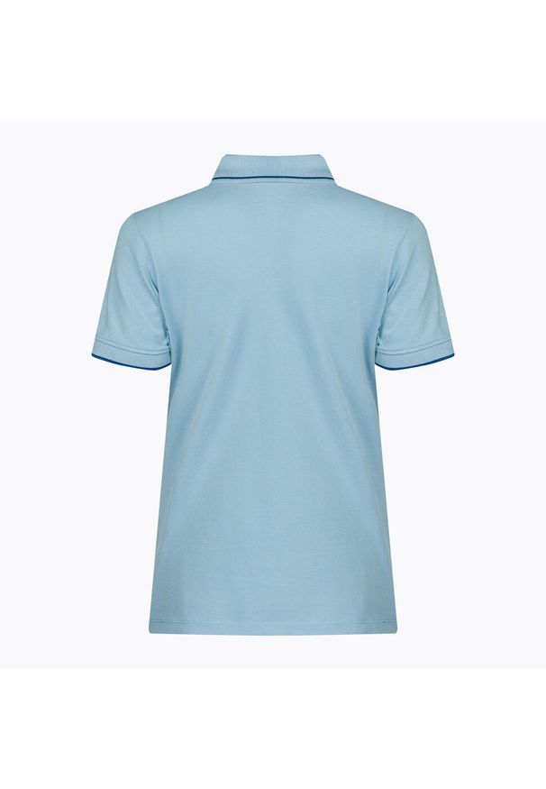 Koszulka polo damska Napapijri E-Nina blue clear M. Typ kołnierza: polo. Kolor: niebieski
