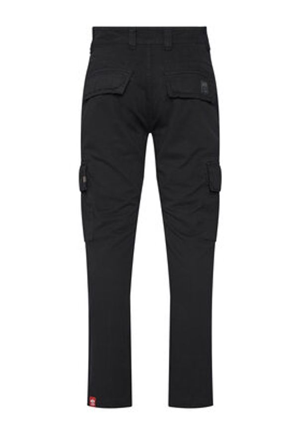 Alpha Industries Spodnie materiałowe Agent 158205 Czarny Regular Fit. Kolor: czarny. Materiał: materiał, bawełna