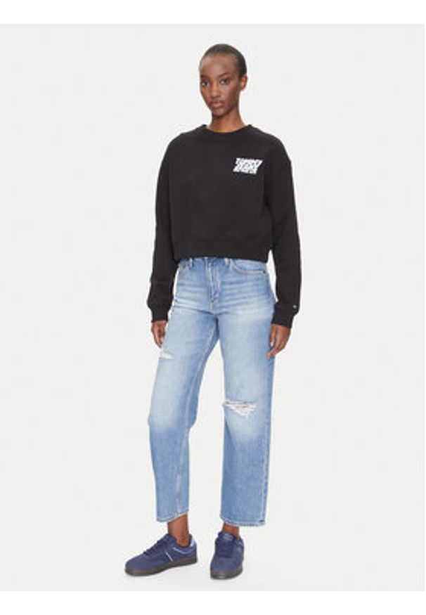 Tommy Jeans Jeansy Layla DW0DW21278 Niebieski Straight Fit. Kolor: niebieski