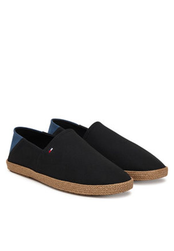 TOMMY HILFIGER - Tommy Hilfiger Espadryle Core FM0FM05792 Czarny. Kolor: czarny. Materiał: materiał