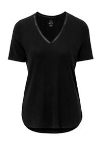 Triumph Góra od piżamy Climate Control Czarny female czarny 42. Kolor: czarny. Materiał: materiał, bawełna, włókno, wiskoza, lyocell. Długość: krótkie #1