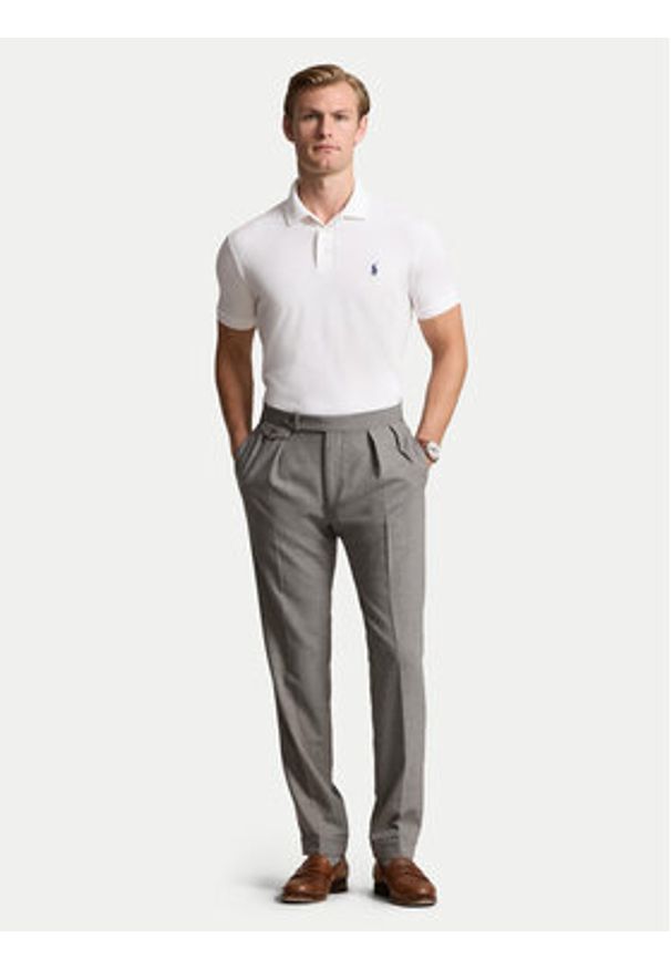 Polo Ralph Lauren Polo 710941439002 Biały Regular Fit. Typ kołnierza: polo. Kolor: biały. Materiał: bawełna
