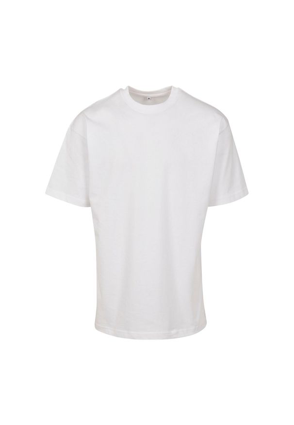 BUILD YOUR BRAND - Koszulka Jersey Premium Dla Dorosłych Unisex. Kolor: biały. Materiał: jersey