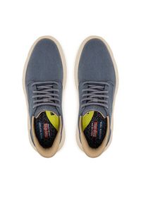 skechers - Skechers Półbuty Slip-Ins: Garza - Clive 205352/BLU Niebieski. Kolor: niebieski. Materiał: materiał #6