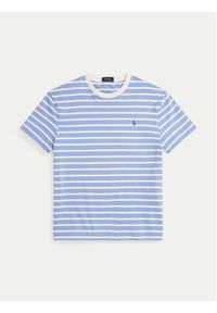 Polo Ralph Lauren T-Shirt 710934662008 Błękitny Classic Fit. Typ kołnierza: polo. Kolor: niebieski. Materiał: bawełna #4
