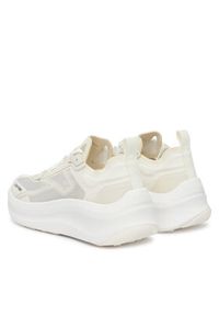 Calvin Klein Sneakersy Chunky Run Ckstripe Lup Rip HW0HW03005 05Z Écru. Kolor: kremowy. Materiał: materiał. Sport: bieganie #6