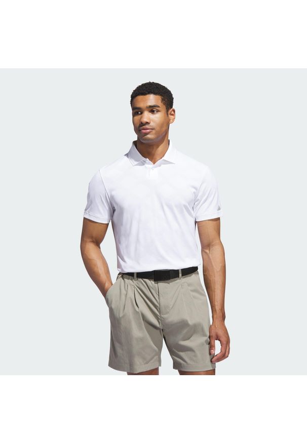 Adidas - Koszulka polo Ultimate365 Tour Nylon. Typ kołnierza: polo. Kolor: biały. Materiał: nylon. Styl: sportowy