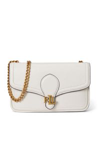 Lauren Ralph Lauren - LAUREN RALPH LAUREN Torebka 432977374006 Biały. Kolor: biały. Materiał: skórzane #1