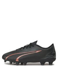 Puma Buty do piłki nożnej Ultra Play Fg/Ag Jr 107775 02 Czarny. Kolor: czarny. Materiał: skóra #5