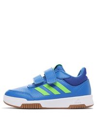 Adidas - adidas Buty Tensaur Hook and Loop ID2304 Niebieski. Kolor: niebieski. Materiał: skóra