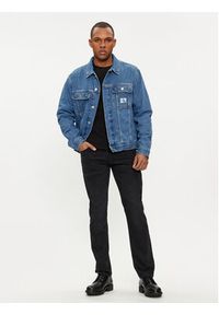 Calvin Klein Jeans Kurtka jeansowa 90's J30J324858 Niebieski Regular Fit. Kolor: niebieski. Materiał: bawełna